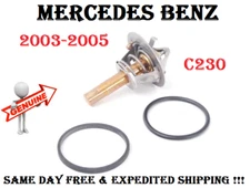 Engine Cooling Thermostat With O-ring & Seal For 2003-2005 Mercedes C230 GENUINE