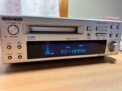 Junk ONKYO Hi-MD Mini Disc Recorder MD-105FX AC100V Japan for sale