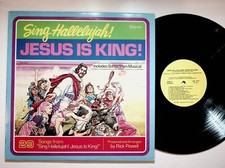 1987 Sing Hallelujah Jesus Is King Rick Powell Christian Vinyl LP Record VG+