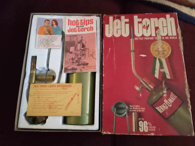 Vintage In Box Bernzromatic JT-88 Maxi Kit Jet Torch & Accessories With Tank
