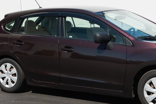 For 12-16 Subaru Impreza Hatchback EOS Visors JDM Tape-On Side Window Rain Guard - Picture 6 of 16