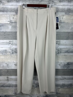 J&L Atelier high wasted wide leg pants XL Career