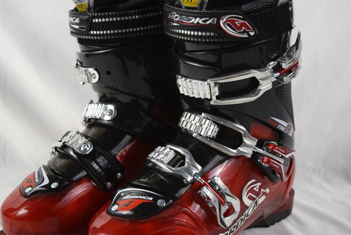 NORDICA TRANS FIRE R3 SKI BOOTS MEN SIZE 27.5/9.5 WOMEN SIZE 
