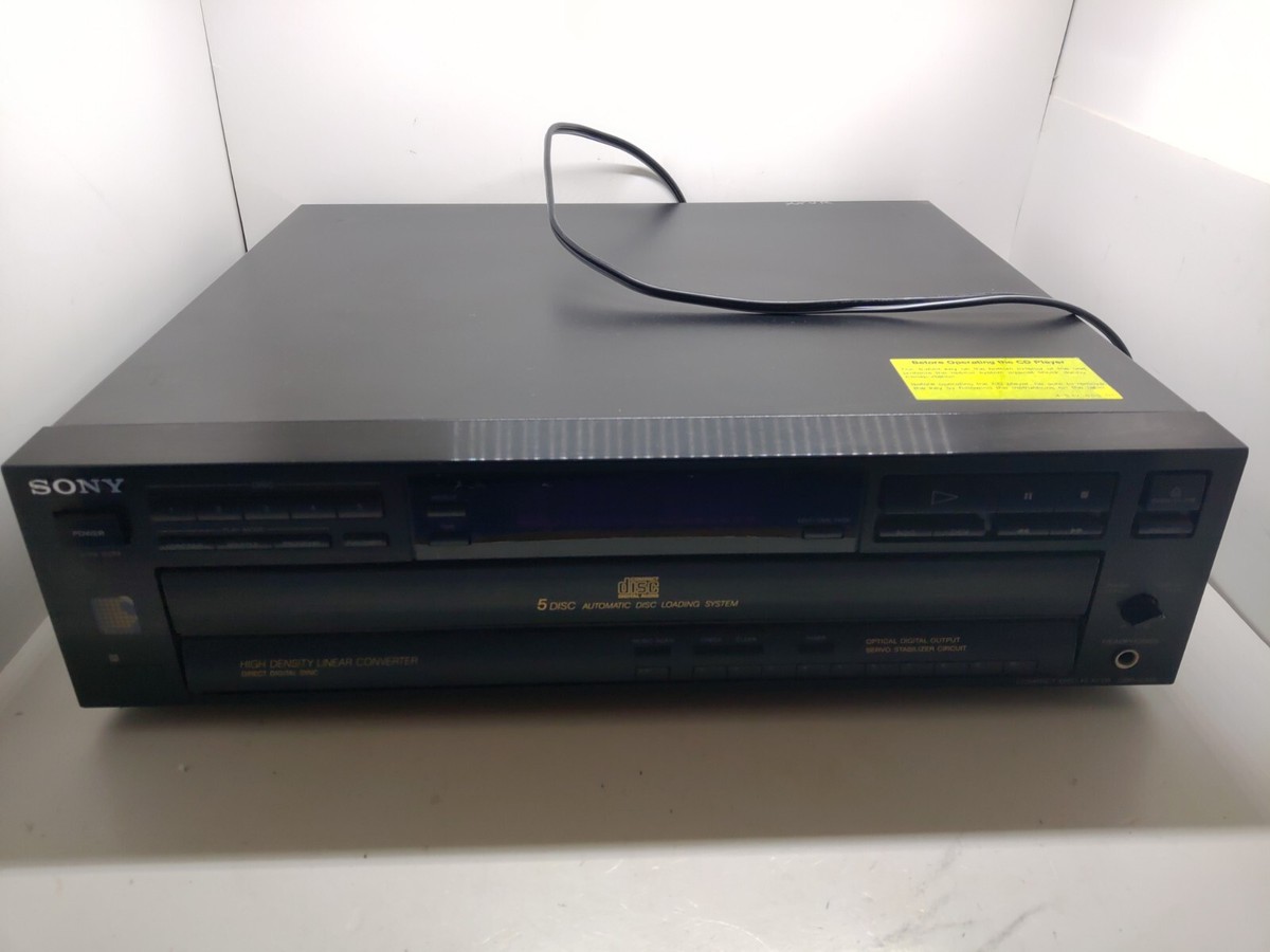VINTAGE SONY CDP-C515 5 Disc CD Player/Changer | eBay