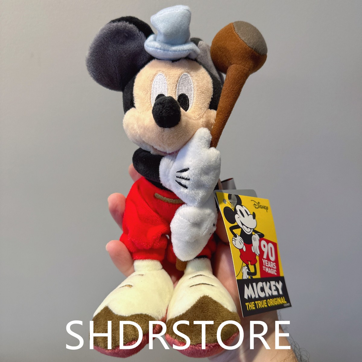 Japan Disney Store NWT Mickey mouse 90 anniversary plush canine