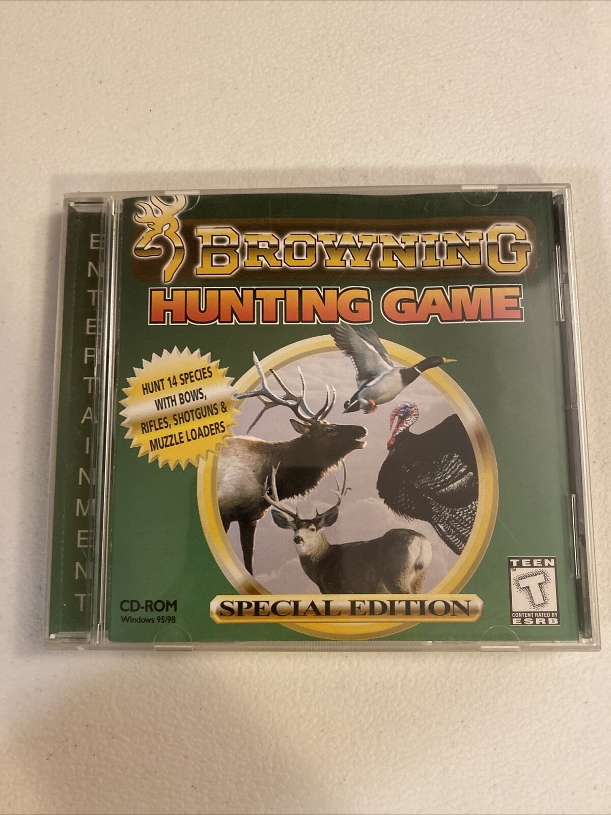 VINTAGE ValuSoft Browning Hunting Game Windows 95 98 deer duck turkey elk Sku:11