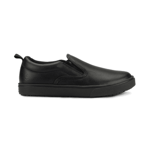 black slip resistant sneakers