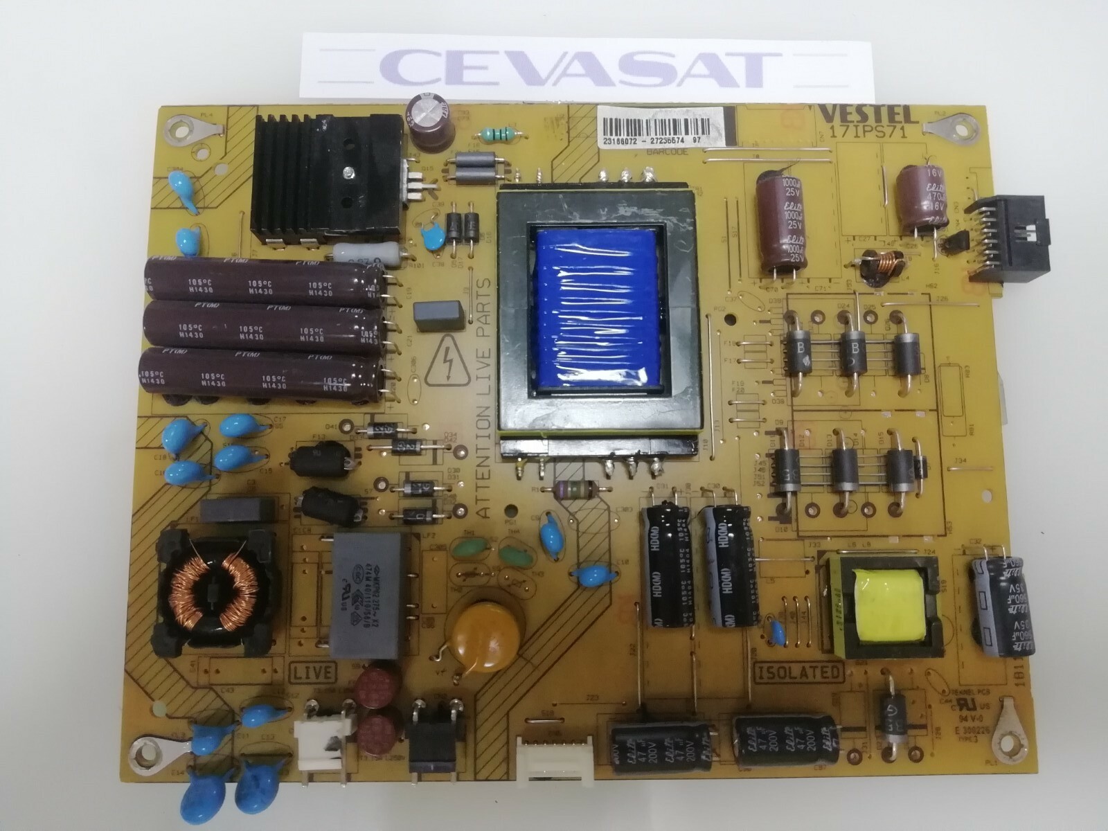 PCB POWER SHARP 23166072 LC42LE760E 27235574