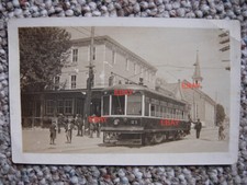 RPPC-SCHAEFFERSTOWN PA-EPHRATA TROLLEY-HOTEL-CHURCH-LEBANON COUNTY PENNSYLVANIA