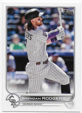 2022 Topps #232 Brendan Rodgers - Colorado Rockies