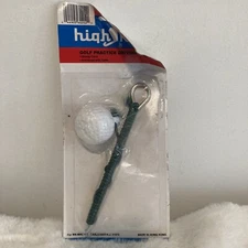 Golf Practice Driving Ball High Skore Cat No. G202 Anchored Spike Sturdy Cord