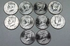 2010 2011 2012 2013 2014  P+D Kennedy Half Dollar Set From Mint Rolls  2010-2014