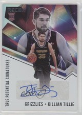 2020-21 Panini Recon True Potential Signatures Killian Tillie #TPS-KTL Auto fm0