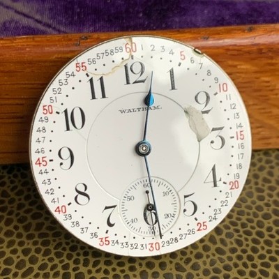 1908 Waltham Riverside 16S 19 Jewels Pocket Watch Movement Runs | eBay