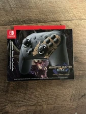 Nintendo Switch Pro Controller - Monster Hunter Rise Edition Official OEM