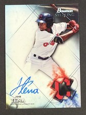 2021 Bowman Sterling Jose Tena Auto Indians