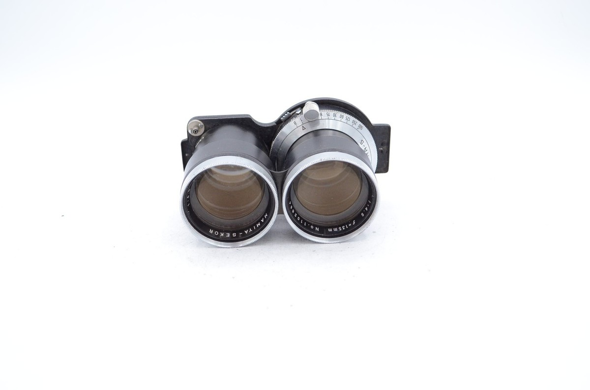 Mamiya Sekor 135mm f/4.5 二眼レフレンズ Mamiya-Sekor 135mm f/4.5 Seiko Lens for Twin Lens Reflex, Black