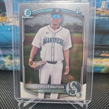 Yorger Bautista 2025 Bowman Chrome #BCP-194 Seattle Mariners 1st