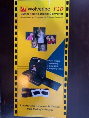 Wolverine F2D 35mm Film to Digital Converter - stand-alone, no