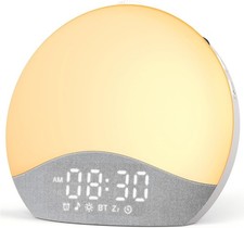 Listing image for ecozy Sunrise Alarm Clock, White Noise Machine, Bluetooth Sync, 26 Sound, 17 Nig