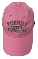The Game Nashville Tennessee Youth One Size Baseball Hat Pink Embroidered NEW