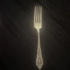 Wallace Sterling Silver Rose Point Dinner Fork 7” Long 46 Grams