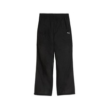 PUMA Dare To Relaxed Woven Pants Womens Black Casual Athletic Bottoms 63459801
