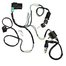 Wire Harness Wiring Loom CDI 50cc-160cc Wiring Harness Kit with 2-Coil Stator
