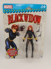 Hasbro Marvel Legends Vintage Retro Series Black Widow 6  Action Figure New