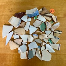 Hand Collected Sea tile Pottery Rare Underwater Natural Authentic