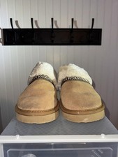 Minnetonka Women's Suede Shearling Lined Slip-On Slippers