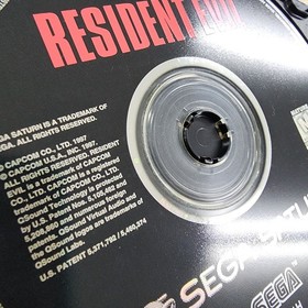 USED AUTHENTIC WORKING -) RESIDENT EVIL (- GAME DISC ONLY - SEGA SATURN