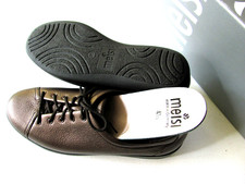 MEISI soft LEDER SNEAKER Schnürer Bronze 37 (4,5 wie 4) NEU OVP Wechselfussbett