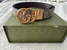 Barely Worn Gucci Women s Monogram Belt Size 105x42 With Box And Dust Bag