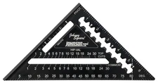 Johnson Level 1904-0700 Johnny Square Easy-Read Aluminum Rafter Square, 7"