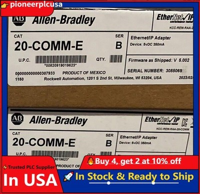 2022 New SEALED Allen Bradley 20-COMM-E /B ENet/IP to DPI Communication 20COMME