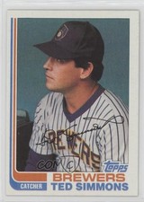 1982 Topps Ted Simmons (No Line Under 1972 in Stats) #150 HOF 16vb