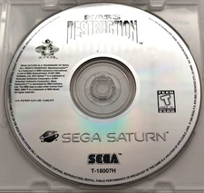 Mass Destruction (Sega Saturn, 1997) *Disc Only* Tested Works 100% & Cleaned!