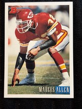 1993 Bowman Marcus Allen Kansas City Chiefs Football Card #229 Topps NFL Collect