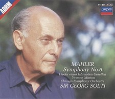 MAHLER : Symphony 6 / Lieder eines Fahrenden Gesellen /SOLTI... - Mahler CD ZJVG