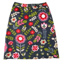 Boden Floral A-Line Lined Skirt USA Women's Size 6L