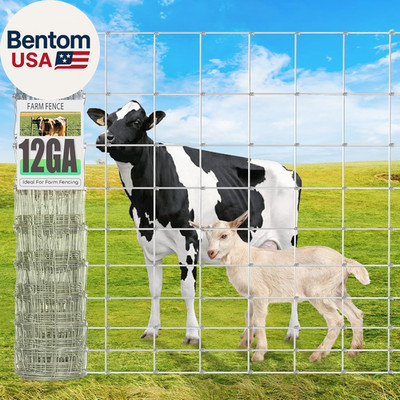 12 Gauge Heavy Duty Cattle Panels for Garden Trellis, 4Ftx100Ft, Thickened Cattl