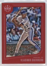 2019 Panini Diamond Kings Image Variation Red Framed Vladimir Guerrero HOF 0xz8