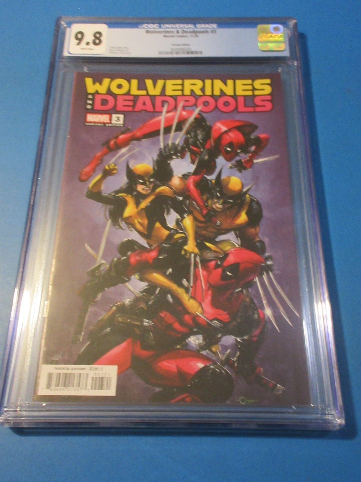 Wolverines and Deadpools #3 Crain Variant CGC 9.8 NM/M Gorgeous Gem Wow