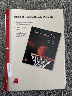 Precalculus by Julie Miller and Donna Gerken Loose Leaf Binder with binder  