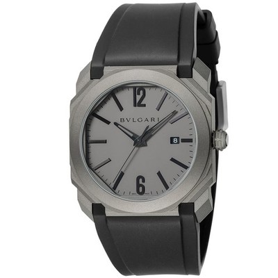 BVLGARI Octo BGO41C14TVD Silver Stainless Steel Unisex Watch New in Box