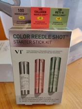 Vt Cosmetics Color Reedle Shot 100 Starter Stick Kit- ×8 Sticks-New Unopened Box