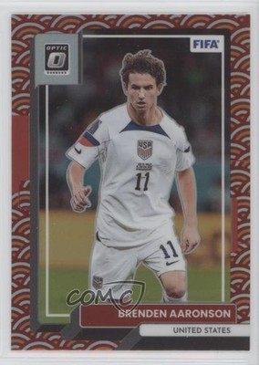 2022-23 Panini Donruss Optic Photon Prizm Brenden Aaronson #168 7m3