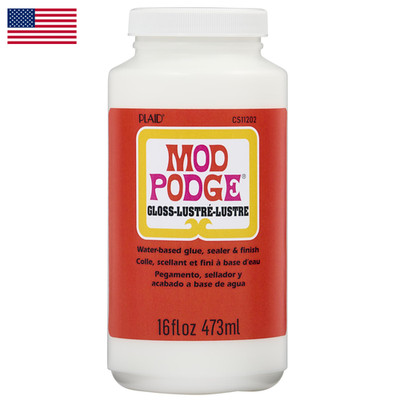 Mod Podge Gloss Sealer Glue Finish All-In-One Craft Solution- Quick Dry Easy