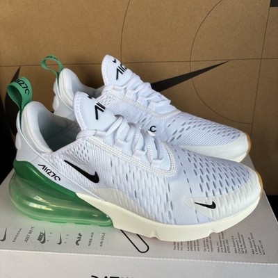 NEW Nike Air Max 270 White Stadium/Green/Black NBY AH6789-125 Women Size 9.5